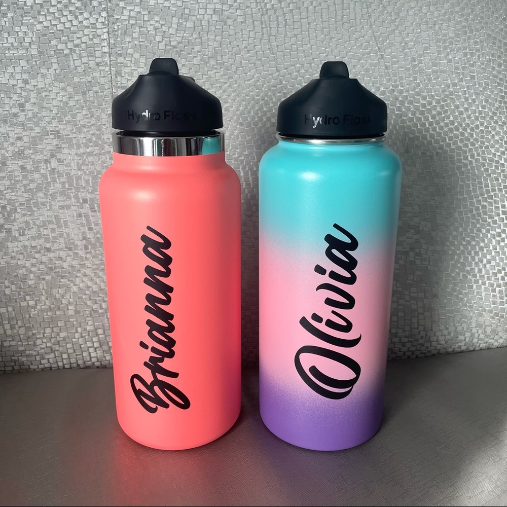Insulated stainless water bottle 32oz Stra… - Picture 6 of 16